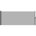 Outsunny - Brise-Vue - Polyester - 400x4x180cm - Gris clair(Gris clair/400 x 160 x 4 cm)
