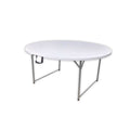 Table pliante ronde WERKA PRO Ø150 cm blanc(Blanc)