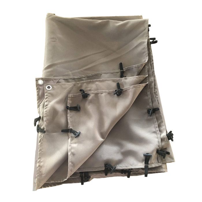 Toile pour pergola murale 3 × 2,5m NICE taupe(Beige)