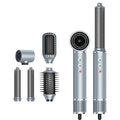 Brosse Soufflante 5 en 1 - ACELIFE - 1300W - 3 Températures - Brosse à air chaud pour Friser Lisser et Coiffer Les Cheveux(Bleu)