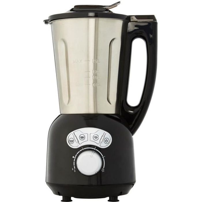 Blender chauffant mixeur et cuiseur 1,5L - SENYA Cook  Ice V3(Noir/Capacité : 1)