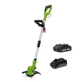 Coupe Bordure sans fil avec Batterie 20V 3.0AH + Chargeur + Jeu de 20 lames coupantes Mat télescopique VITO(Coupe bordure 20V + Batterie 3AH)