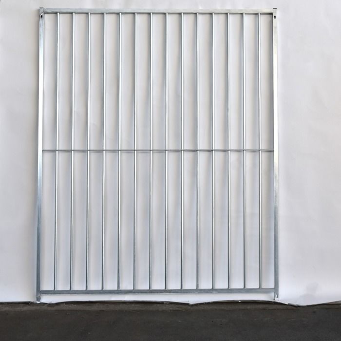 Panneau Barreaux Standard pour construction chenil en kit 150 x 184 cm - KeniLux Gris(Longueur: 1/Barreau/Panneau)