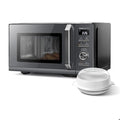 Micro-ondes combiné pose libre TOSHIBA MW3-AC26SFI(MG)-900W+Grill 1000 W+Convection 2100W - Friteuse - 26L - Gris morandi(Inverter et 26 L gris gril 7-en-1/900 W)