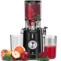 Extracteur de Jus - Sans Préparation - Grande goulotte 115 mm à fruits entiers -Nettoyage Rapide -Rendement en jus de 99 % -Noir(Noir)