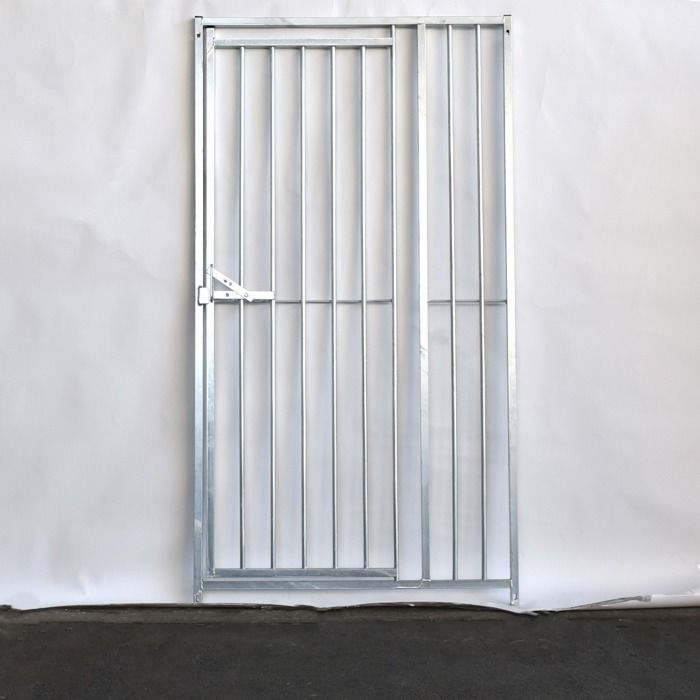Panneau de Porte Standard Barreau pour construction chenil en kit 100 x 184 cm - KeniLux Gris(Longueur: 1m/Barreau/Panneau)