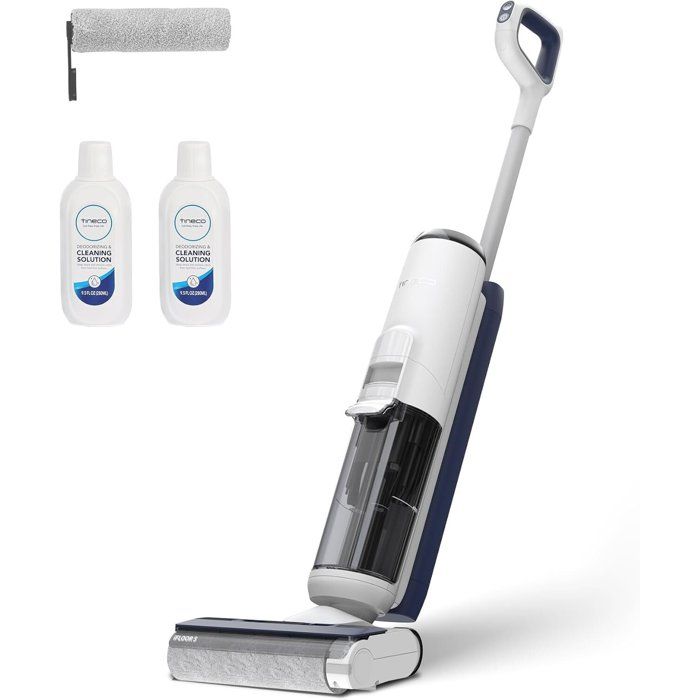 Aspirateur Laveur Sans Fil - Tineco - iFLOOR 5 Breeze Complete - Autonomie 35 min - Réservoir 0,8 L - Blanc(iFloor 5 Breeze Complete)