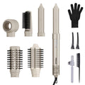Brosse soufflante haute vitesse - MCURO - 6 en 1 1500W - 3 Vitesses  3 Températures - Thermostat intelligent - Soin Cheveux - Doré(Doré)
