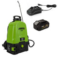Pulvérisateur à Batterie 20V - 16L 5bar + Batterie Lithium 4Ah + Chargeur Végetaux jardin toitures VITO(Pulvérisateur + batterie 4 Ah)